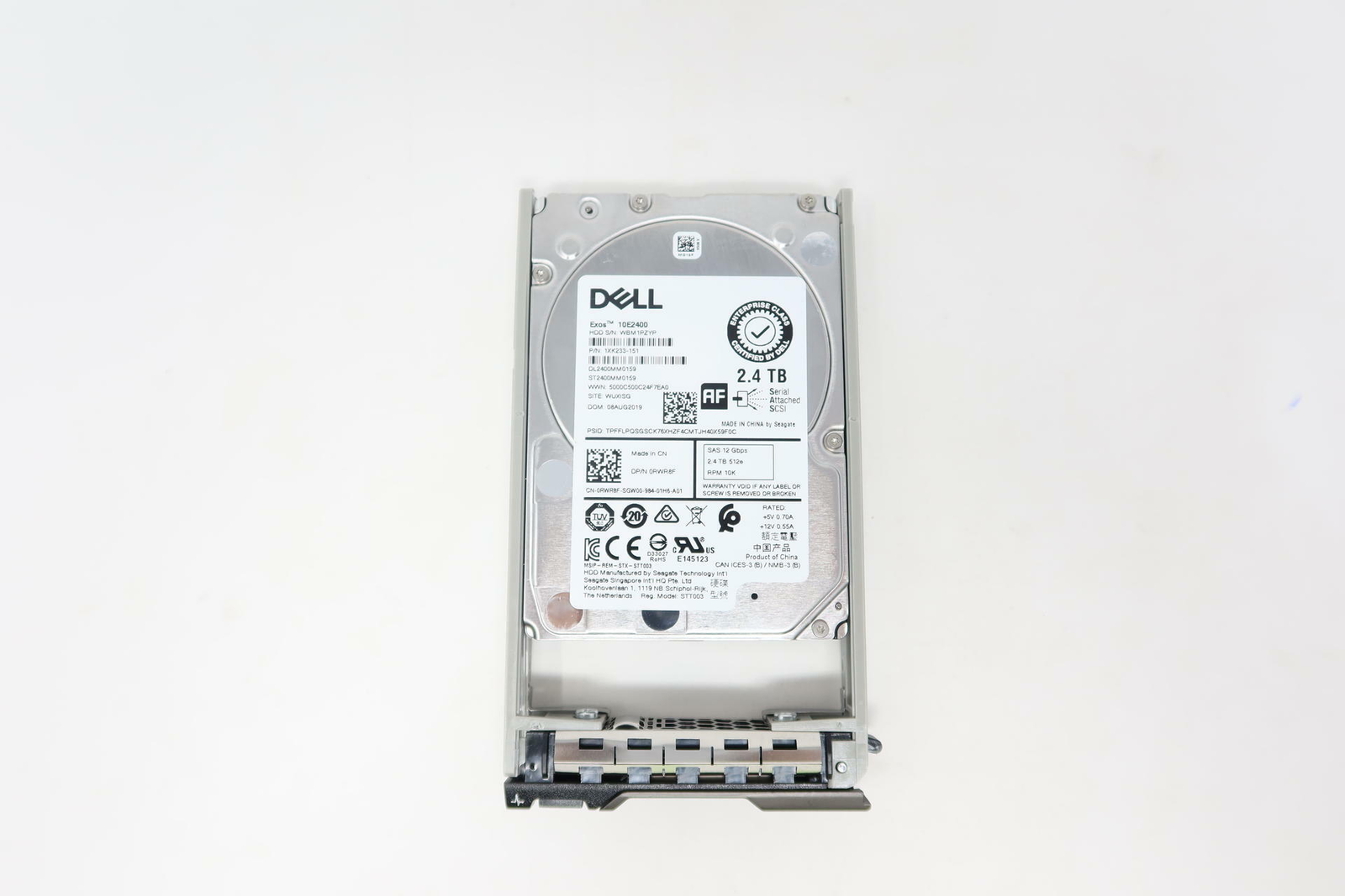 Dell ST2400MM0159 2.4TB 10K RPM 12Gb/s 2.5" SAS G13 Hard Drive