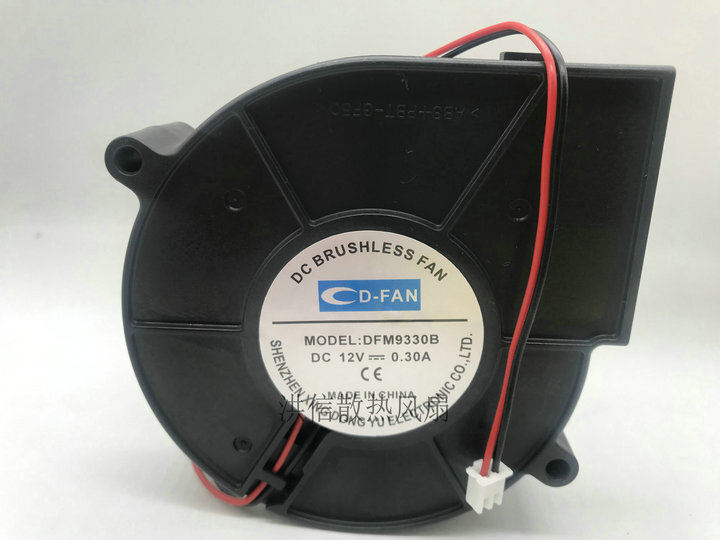 DFM9330B CD-FAN 12V 0.30A 9.3cm Cooling Fan