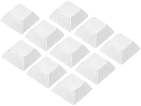1U Blank Keycaps, 10 Pack Universal PBT Keyboard Replacement Accessories for MX