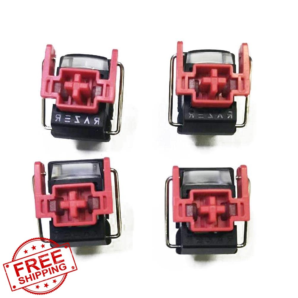 BYNNIX 4Pcs Red Optical Switches V2 Hot Swap Slient Liner Switch for Huntsman...