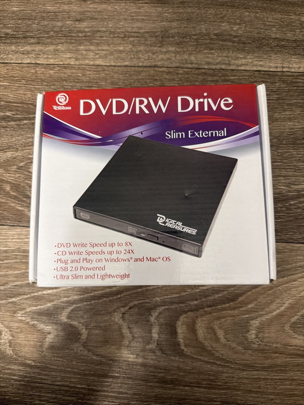 Digital Treasures DVDRW Drive Slim External
