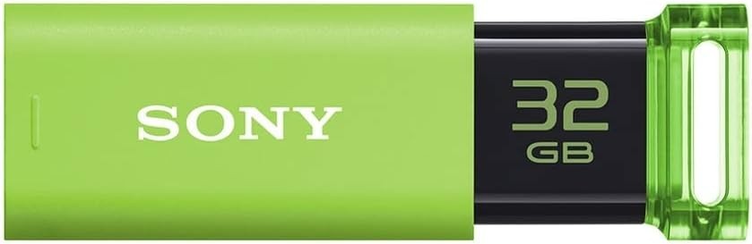 Sony USM32GU 32GB USB 3.1 Flash Drive Capless Memory Knock slide Green JPN
