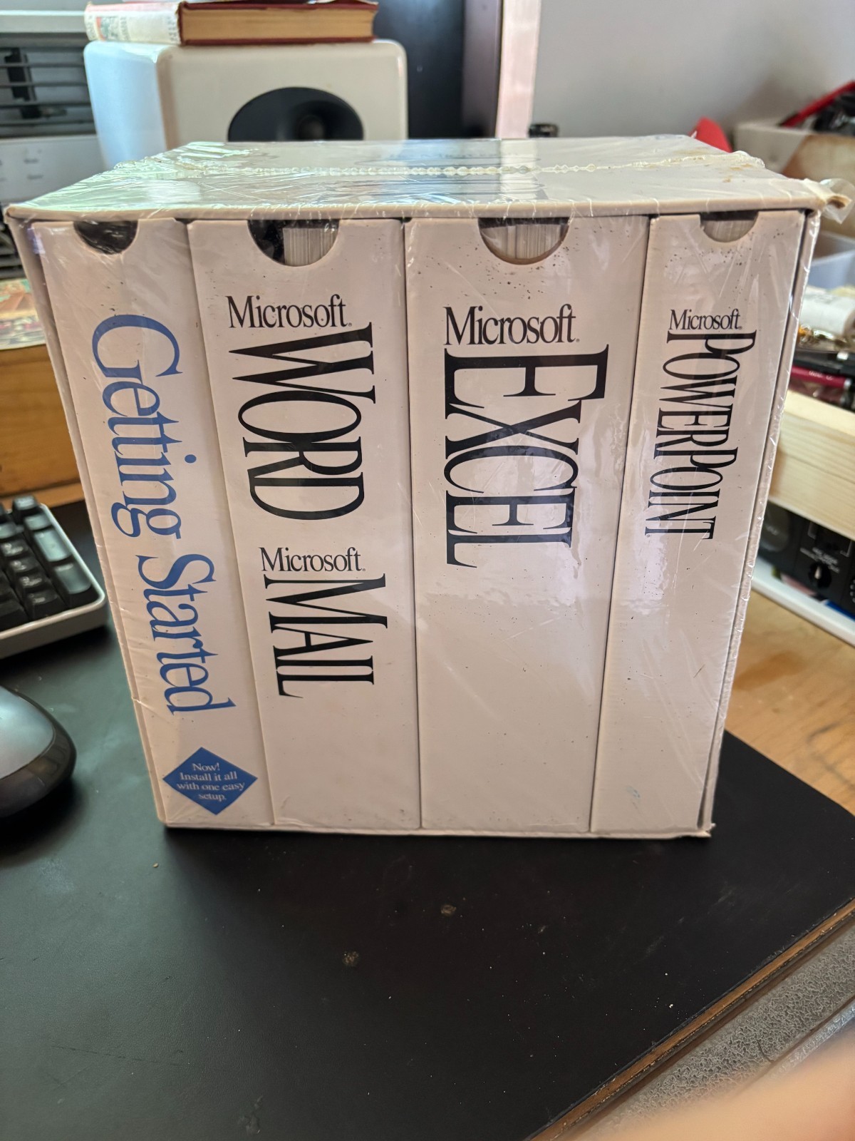 Microsoft Office 3.0 (1992) WINDOWS 3.5" Word Excel PowerPoint Mail SEALED