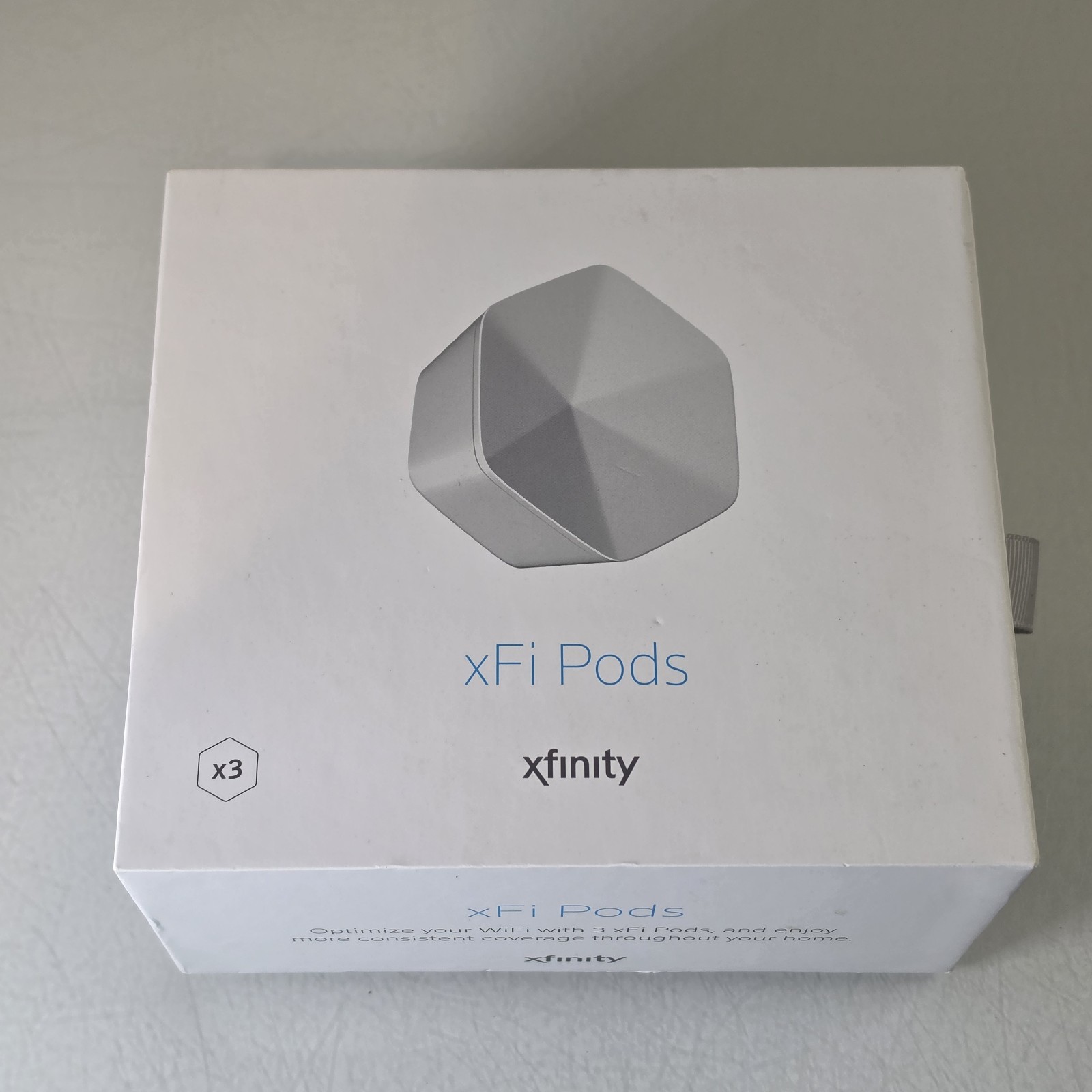 Xfinity XFI Pods XE1-S GEN 1 Wifi Network Range Extender - White, Pack of 3 USED