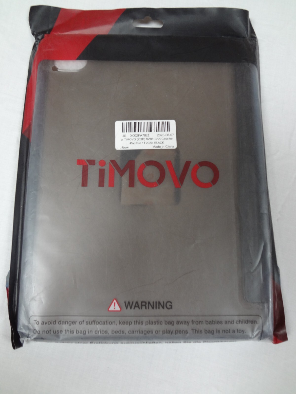 TIMOVO IPAD PRO 11 CLEAR BLACK COVER PROTECTIVE CASE FOR TABLET - NEW 