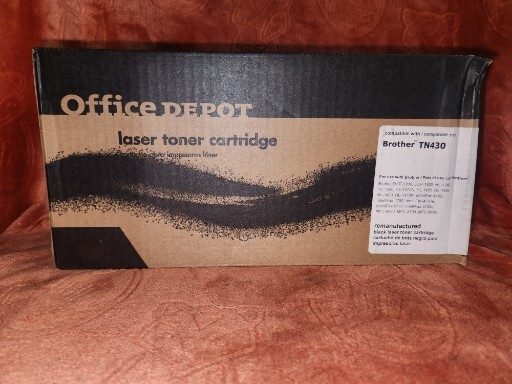 Office Depot Laser Toner Cartidge.  Compatible With Brother TN-430 Black. NEW 