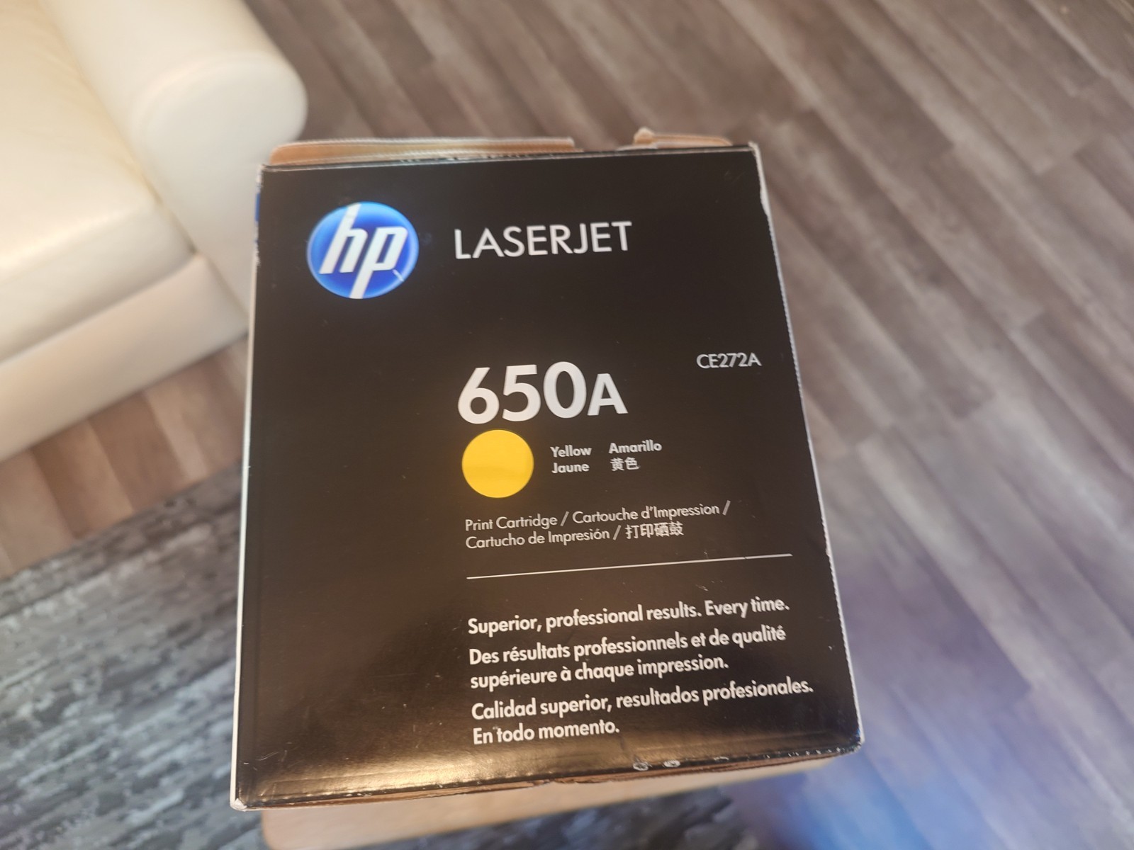 HP 650A  Yellow Toner Cartridge LaserJet