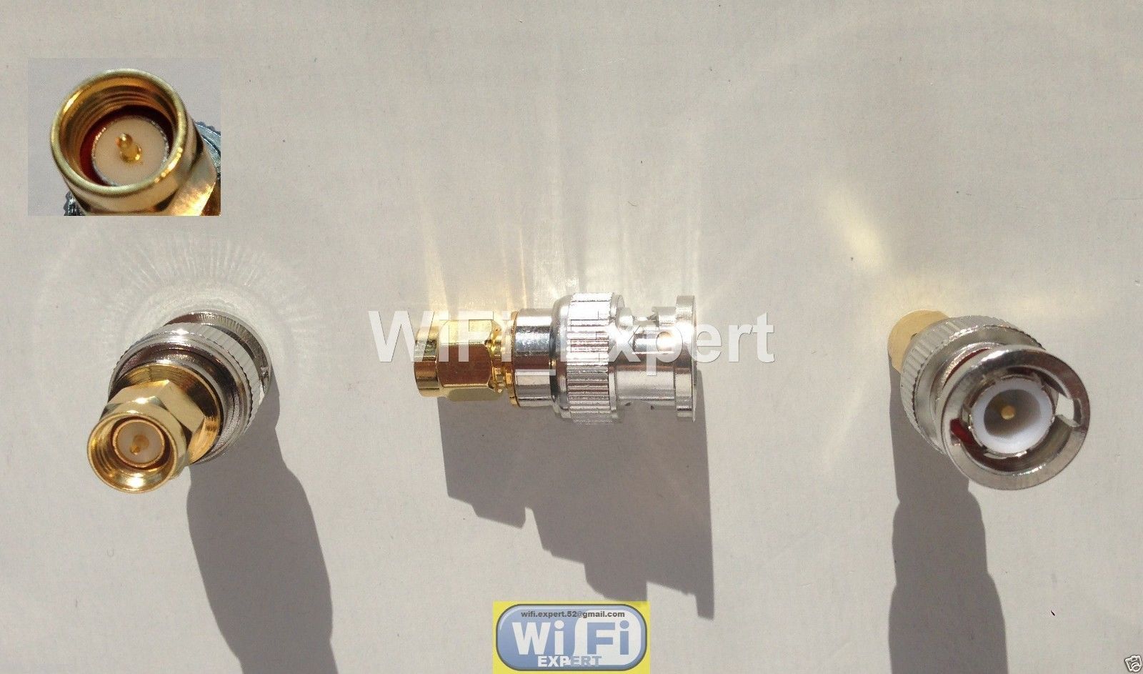 1x SMA Male / Female To BNC Male / Female Jack Plug COAX RF Connector Adapter US