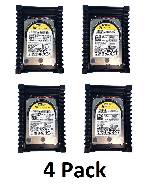 4 Pack- Dell N963M 160GB SATA 10K 3.5" Raptor Drive WD1600HLFS-75G6U1