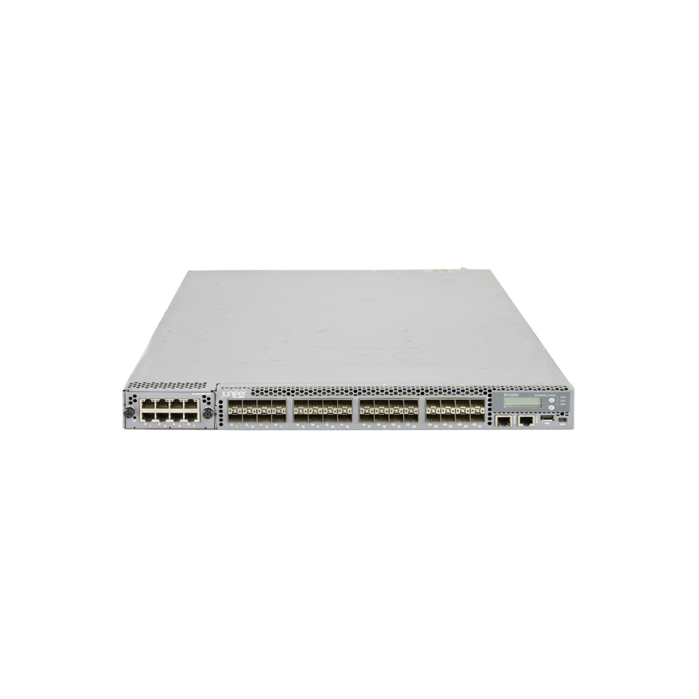 Juniper EX4550-32F-AFO 32-Port 1/10GbE SFP+ Switch 1x JPSU-650W-AC-AFO