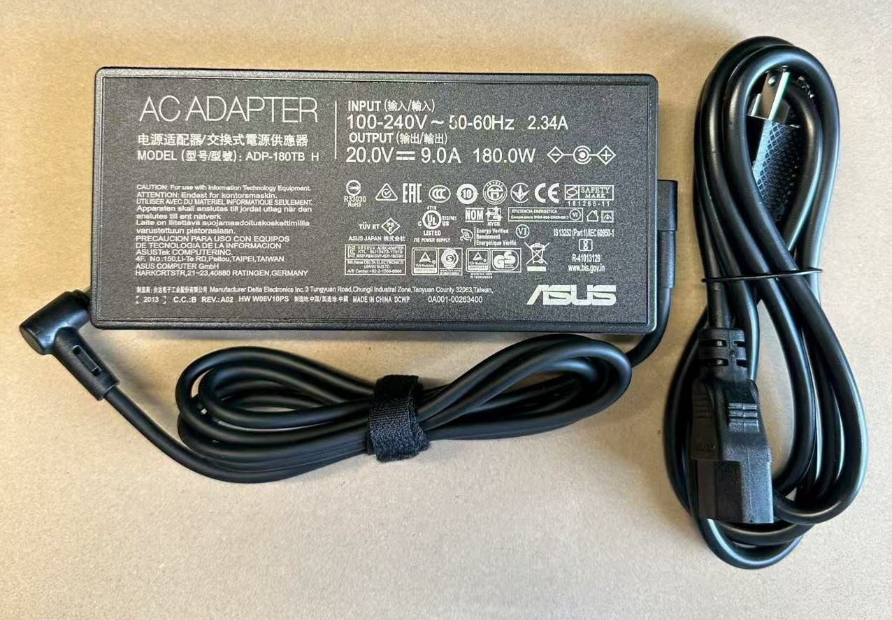 ASUS 180W 6.0x3.7mm ADP-180TB H AC Adapter for Asus Rog Zephyrus G14 GA401 G15