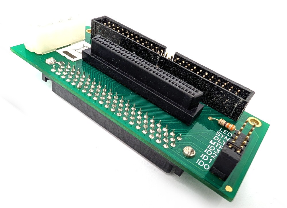 Converter Board SCSI 80-Pin to 68-Pin / 50-Pin IDE Hard Drive Adapter Card