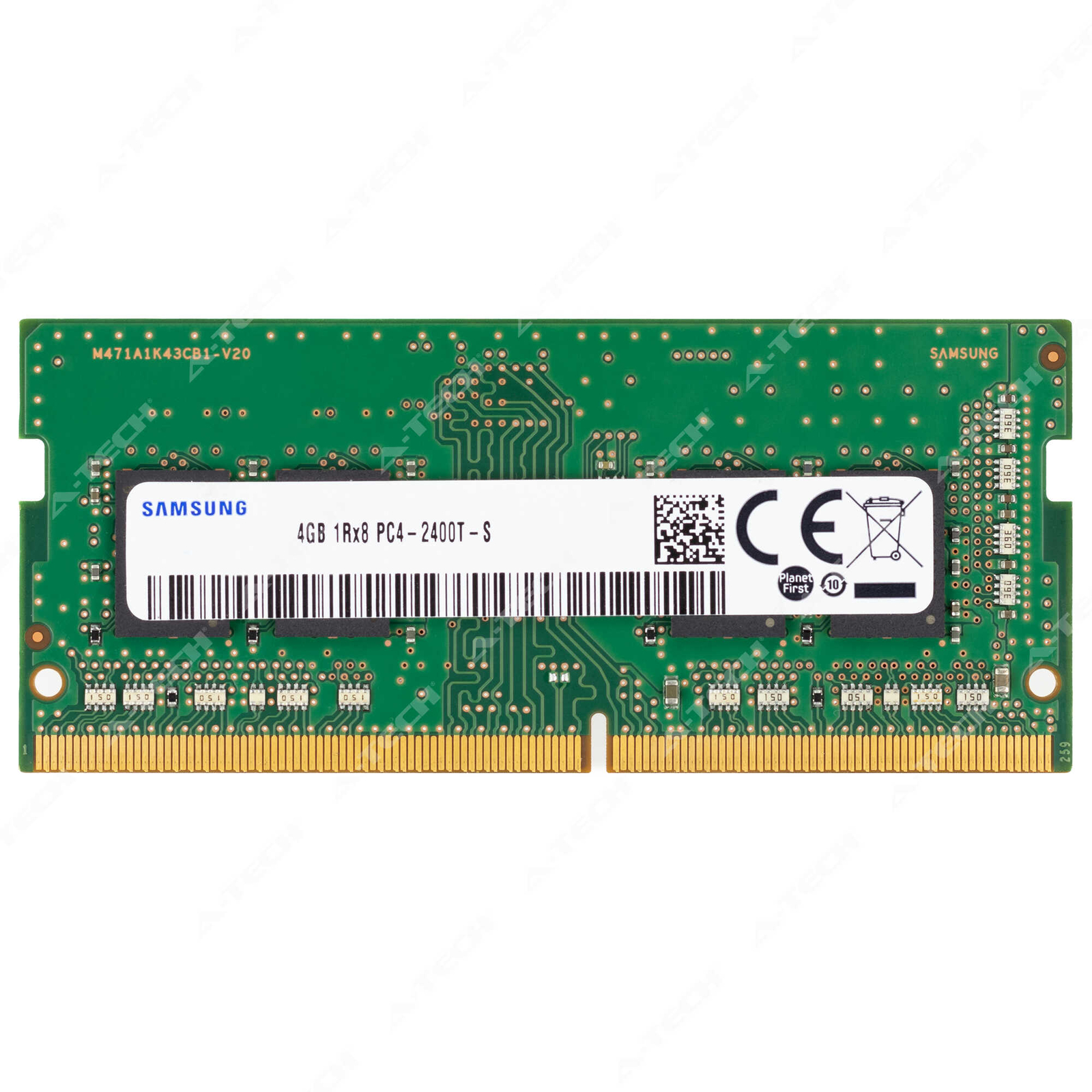 Samsung 4GB 1Rx8 PC4-2400 SODIMM DDR4-19200 Non-ECC 260-Pin Laptop Memory RAM 1x