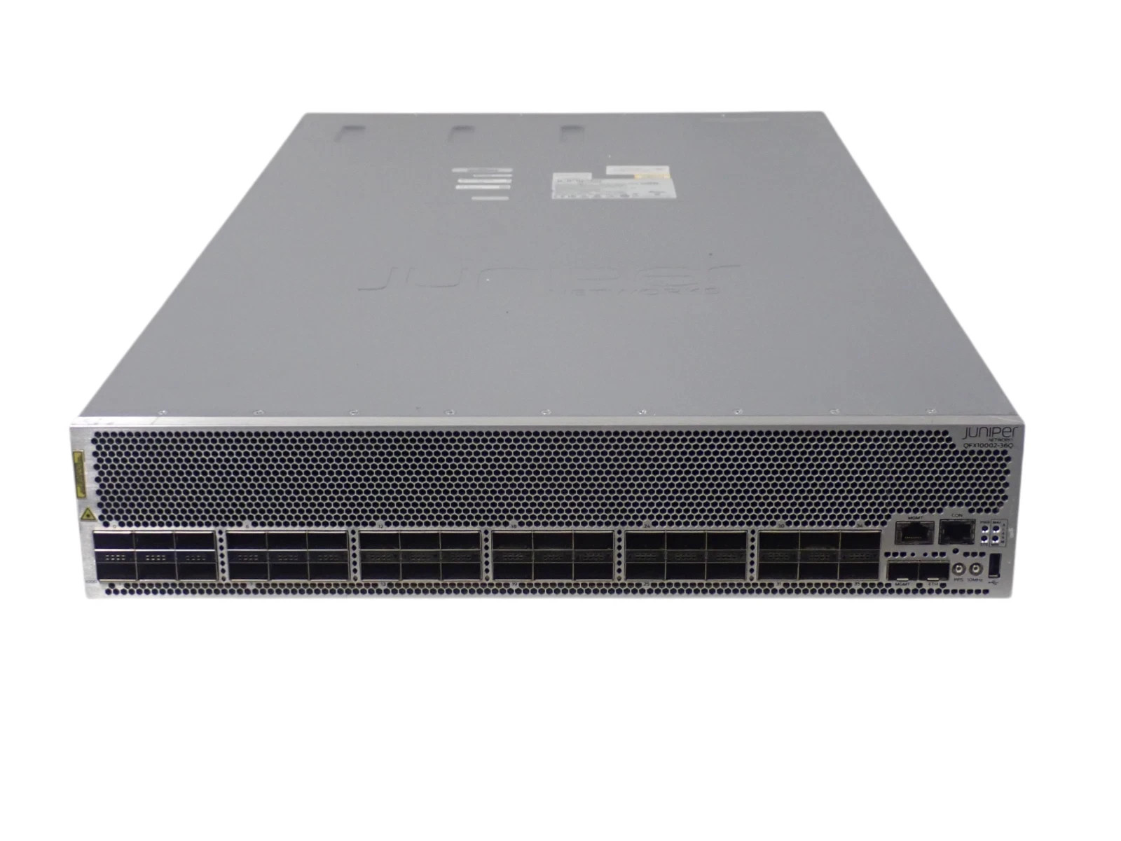 Juniper QFX10002-36Q 144x 10GE / 36x 40GE / 12x 100GE QSFP+ F2B Ethernet Switch