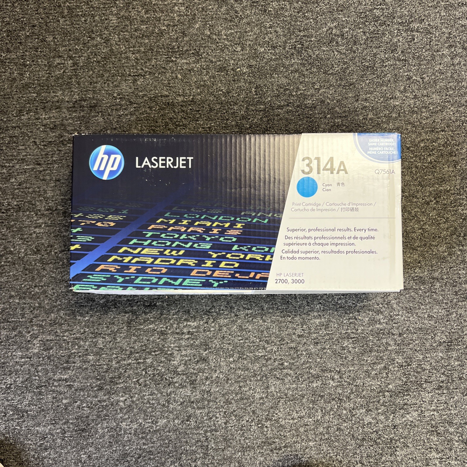 NEW OEM Genuine HP 314A Q7561A Cyan Toner Cartridge for HP LaserJet NIB