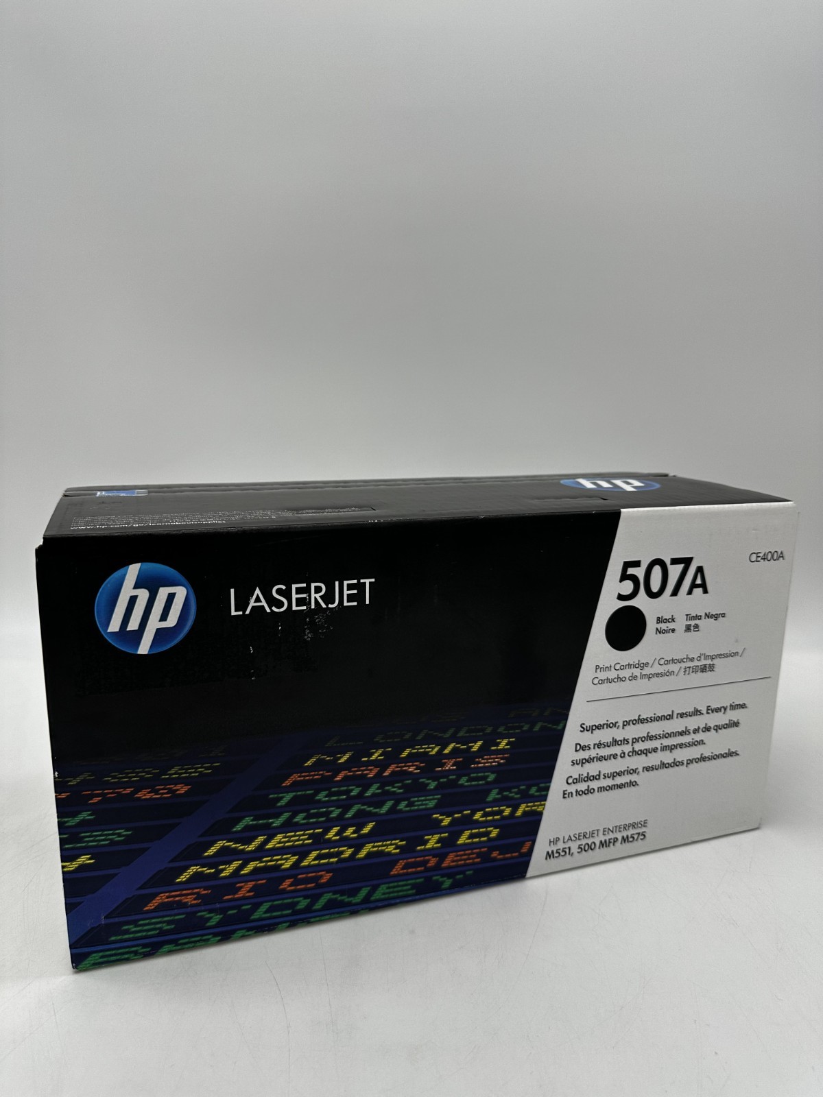New Sealed Genuine OEM HP CE400A Black Toner 507A LaserJet MFP M575 6D07H2Aa
