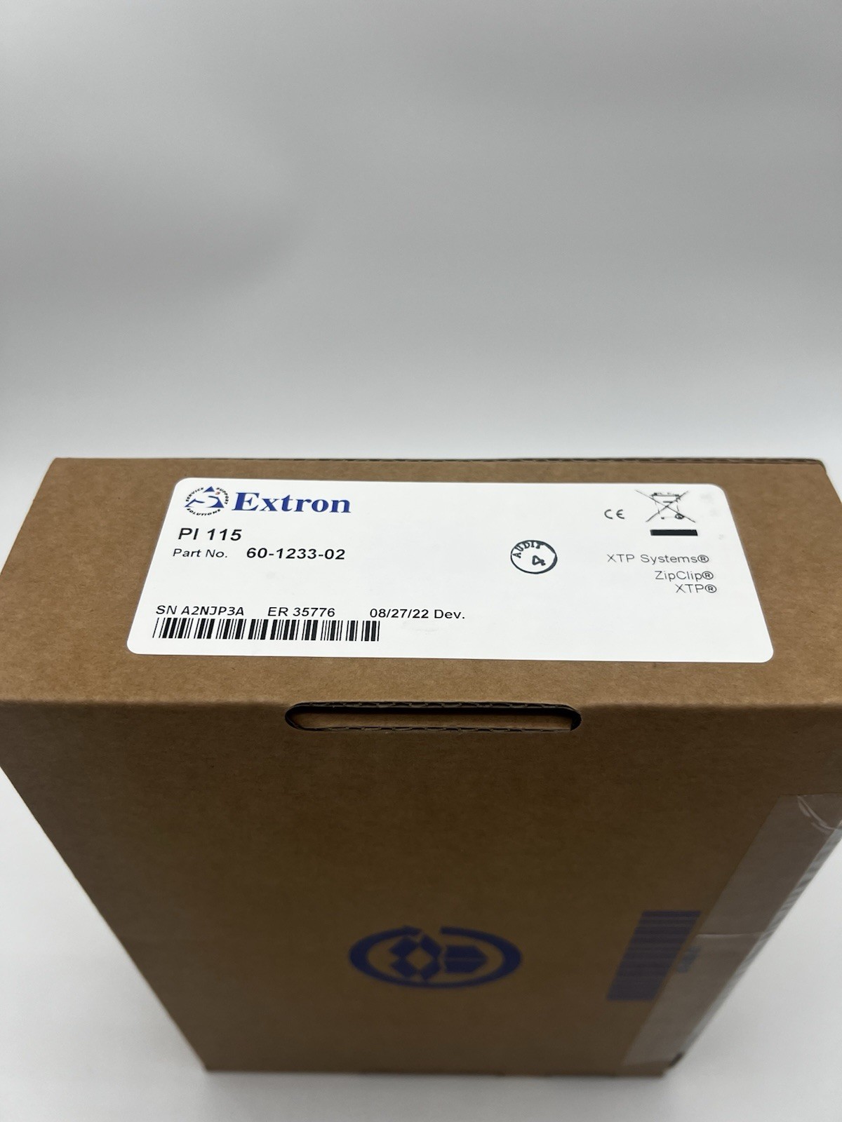 Extron PI 115 Single Port Power Injector 60-1233-02 for XTP Systems - NEW SEALED