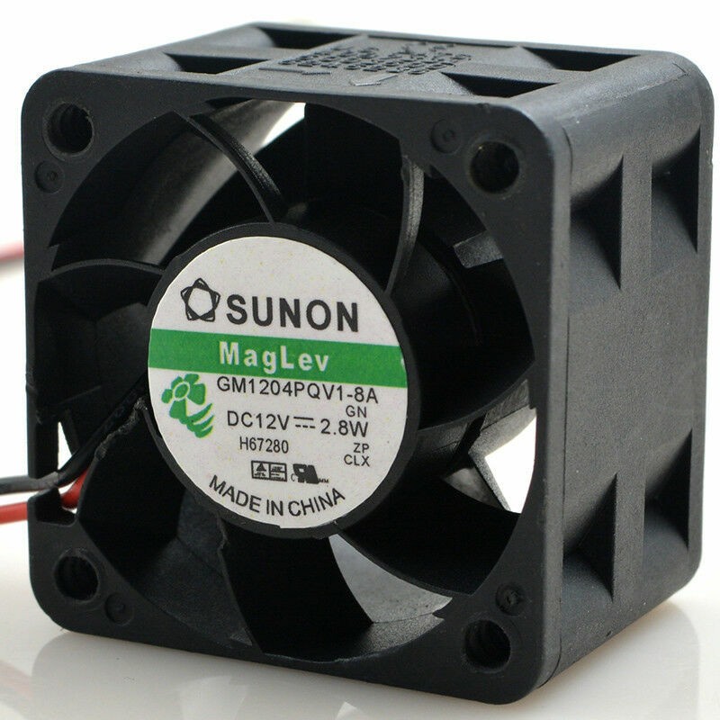 For SUNON GM1204PQV1-8A  DC 12V 0.24A 4028 40x40x28mm 3 pin Maglev Cooling Fans