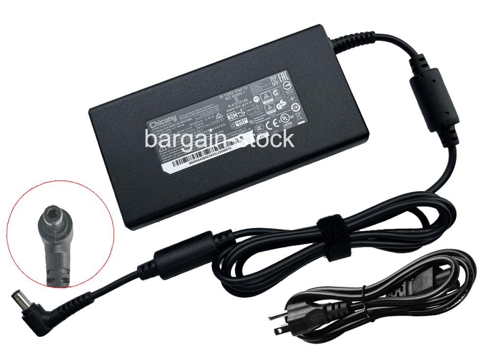 Original Chicony 180W AC Adapter Charger For Gigabyte G6X 9KG 2024 20V 9A 5.5mm