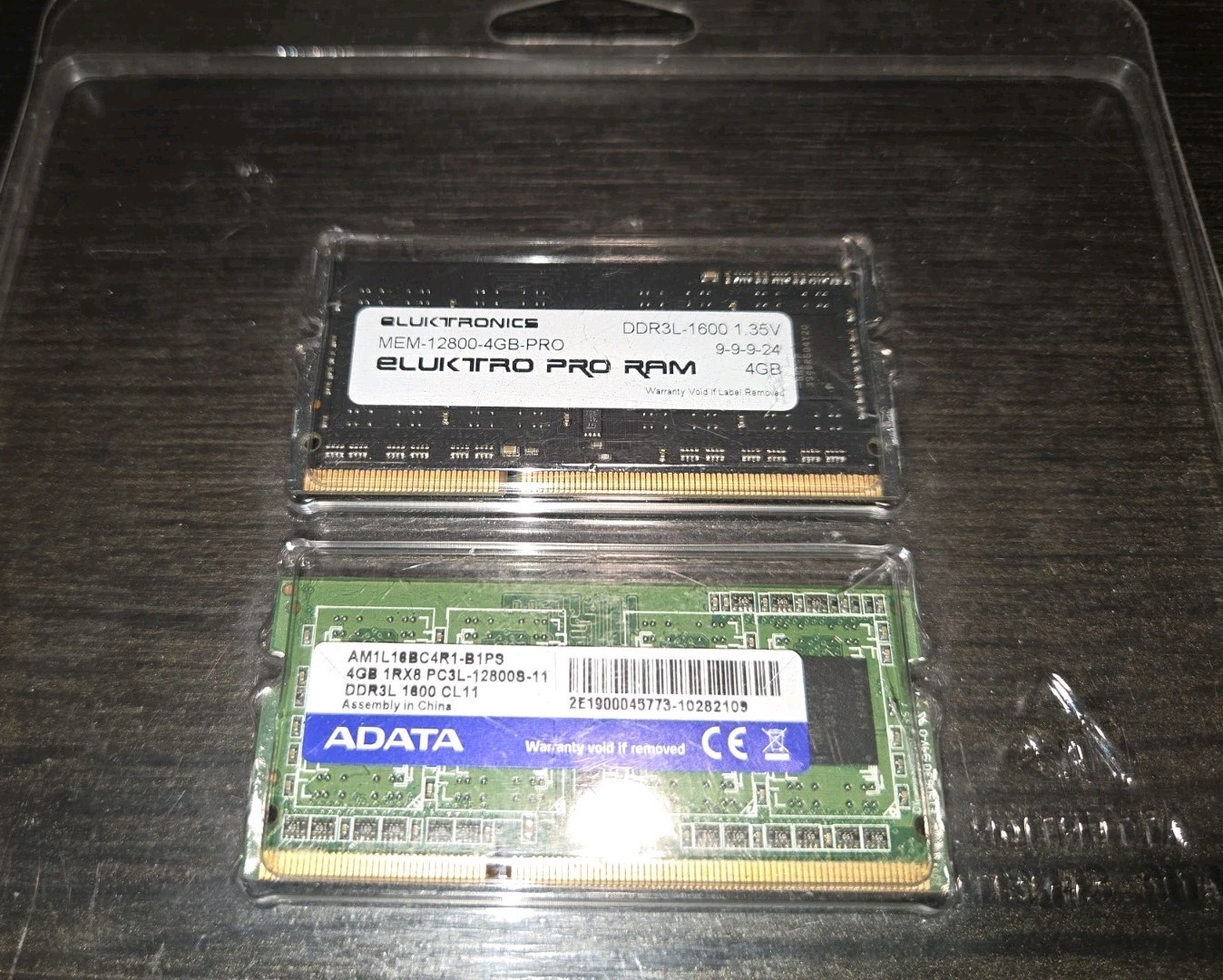 8gb (2x4gb) pc3l 12800s  SO-DIMM  DDR3