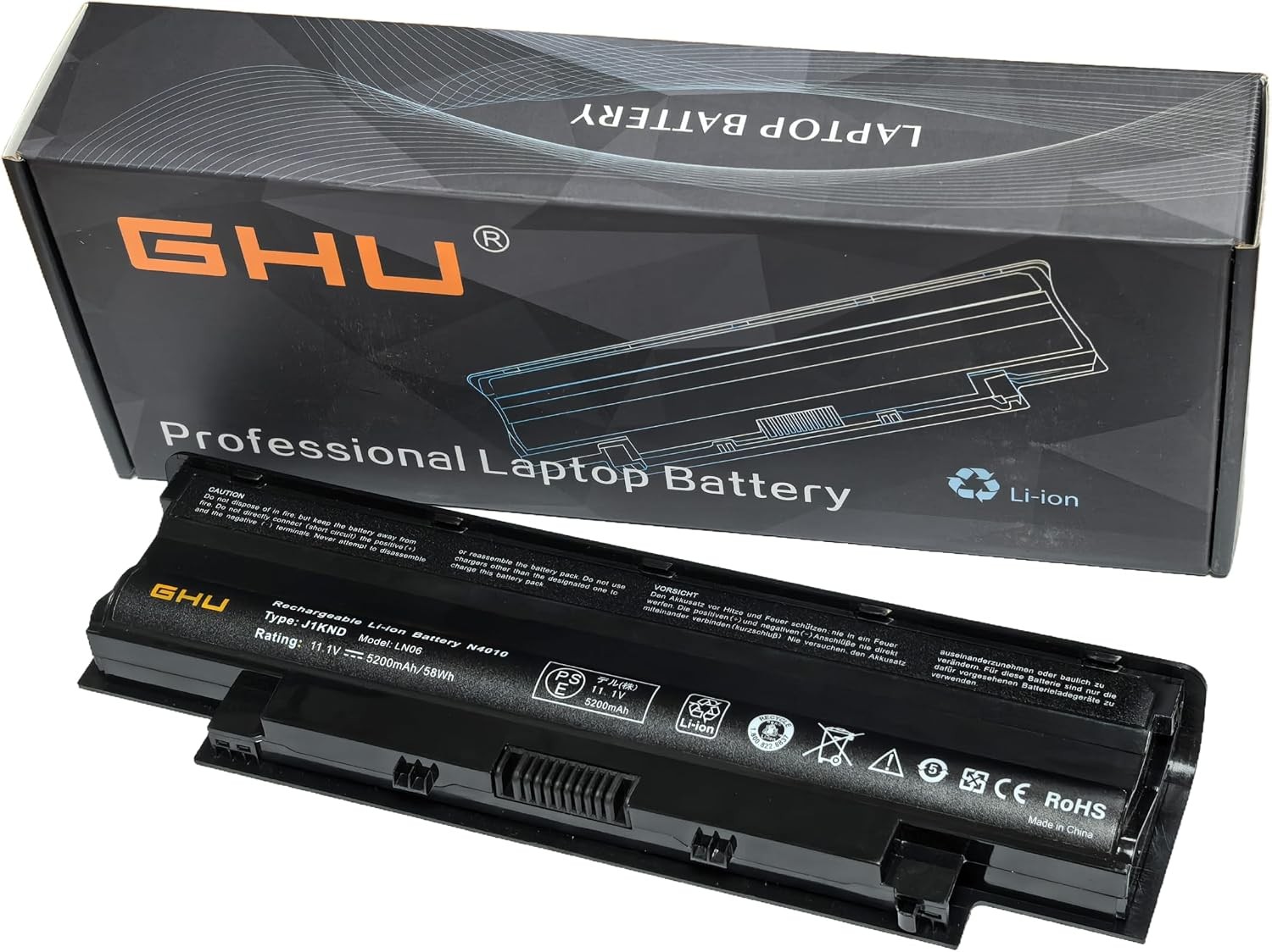 J1KND 58Wh Battery Replacement for Dell Inspiron N5010 N5110 N4010 N4110 N7010