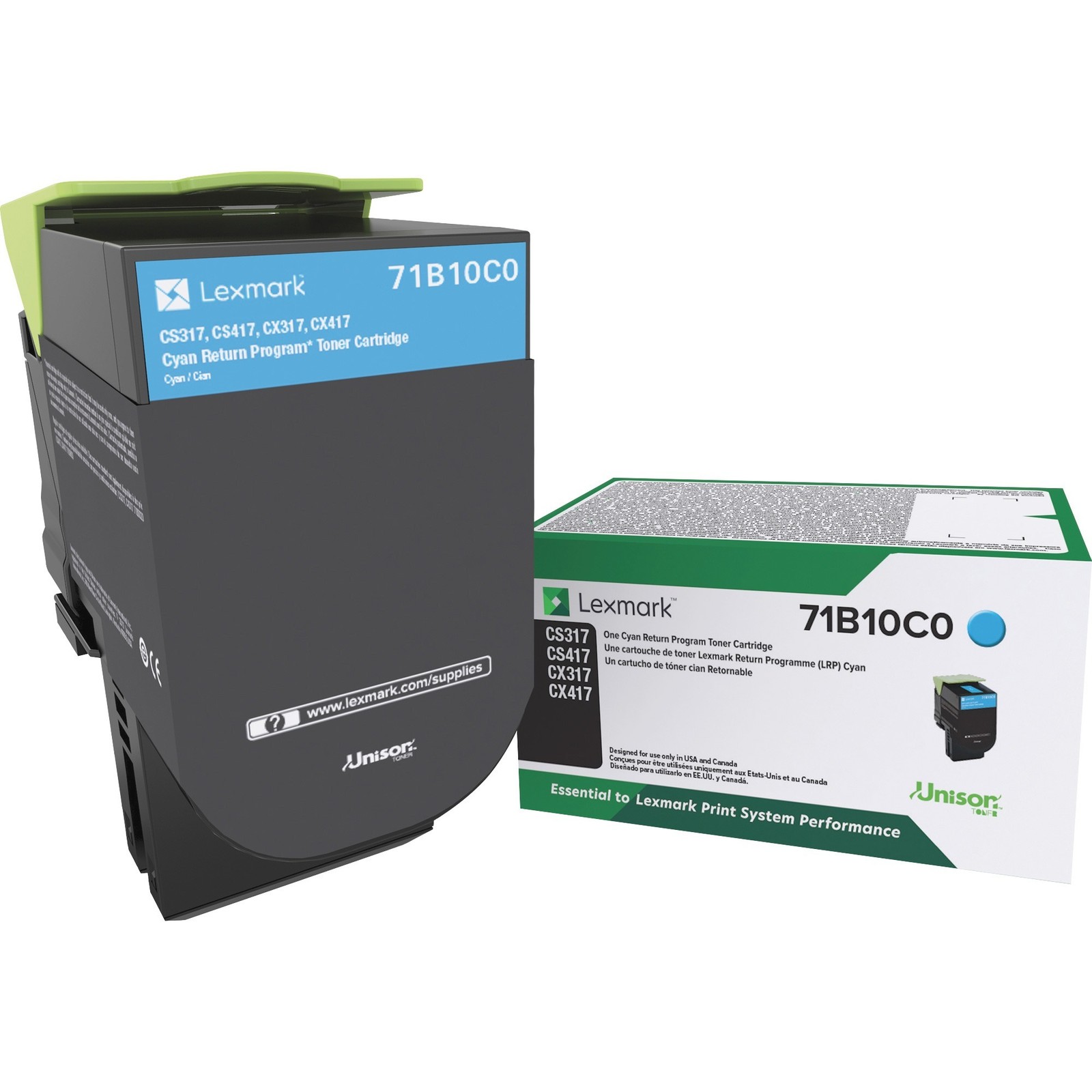 Lexmark Original Toner Cartridge - Cyan (71B10C0)