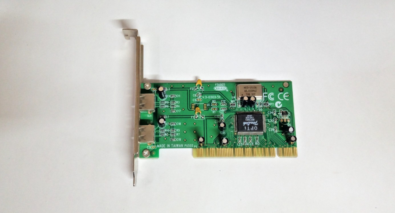 BELKIN PU502 (F5U005) 2 X EXTERNAL ***PCI USB CONTROLLER CARD*** #GK14009