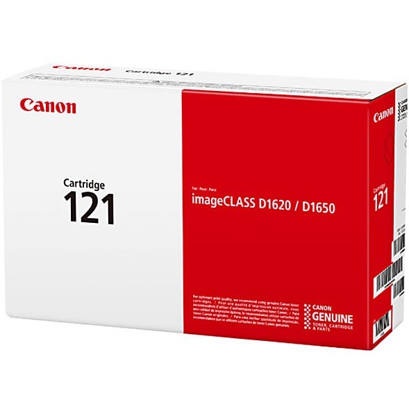 Canon Genuine/Original 121 Laser Toner Cartridge, Model Canon 121, For Canon