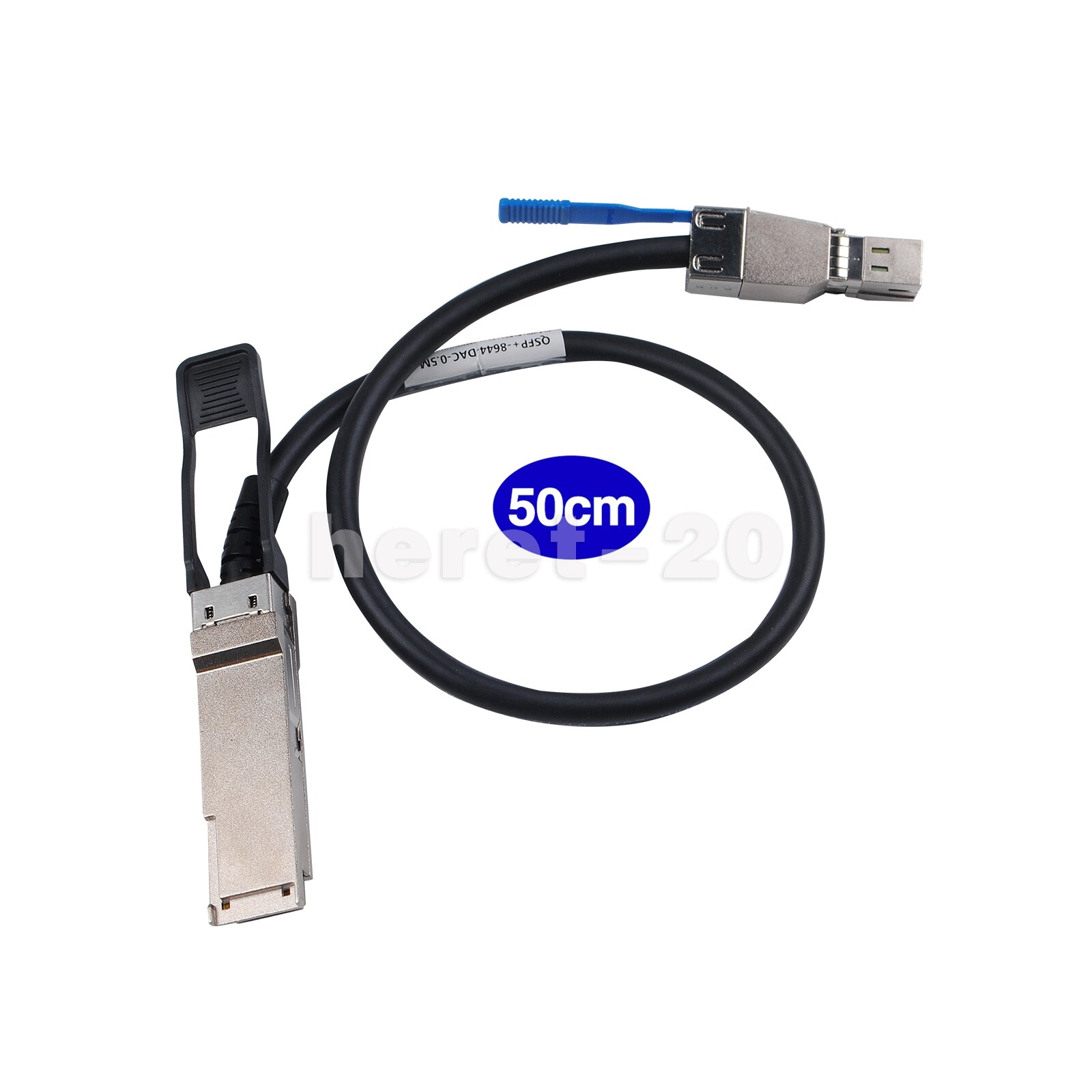 12Gbps QSFP SFF 8436 to Mini SAS SFF 8644 External Mini SAS Cable 0.5/1/2Meters