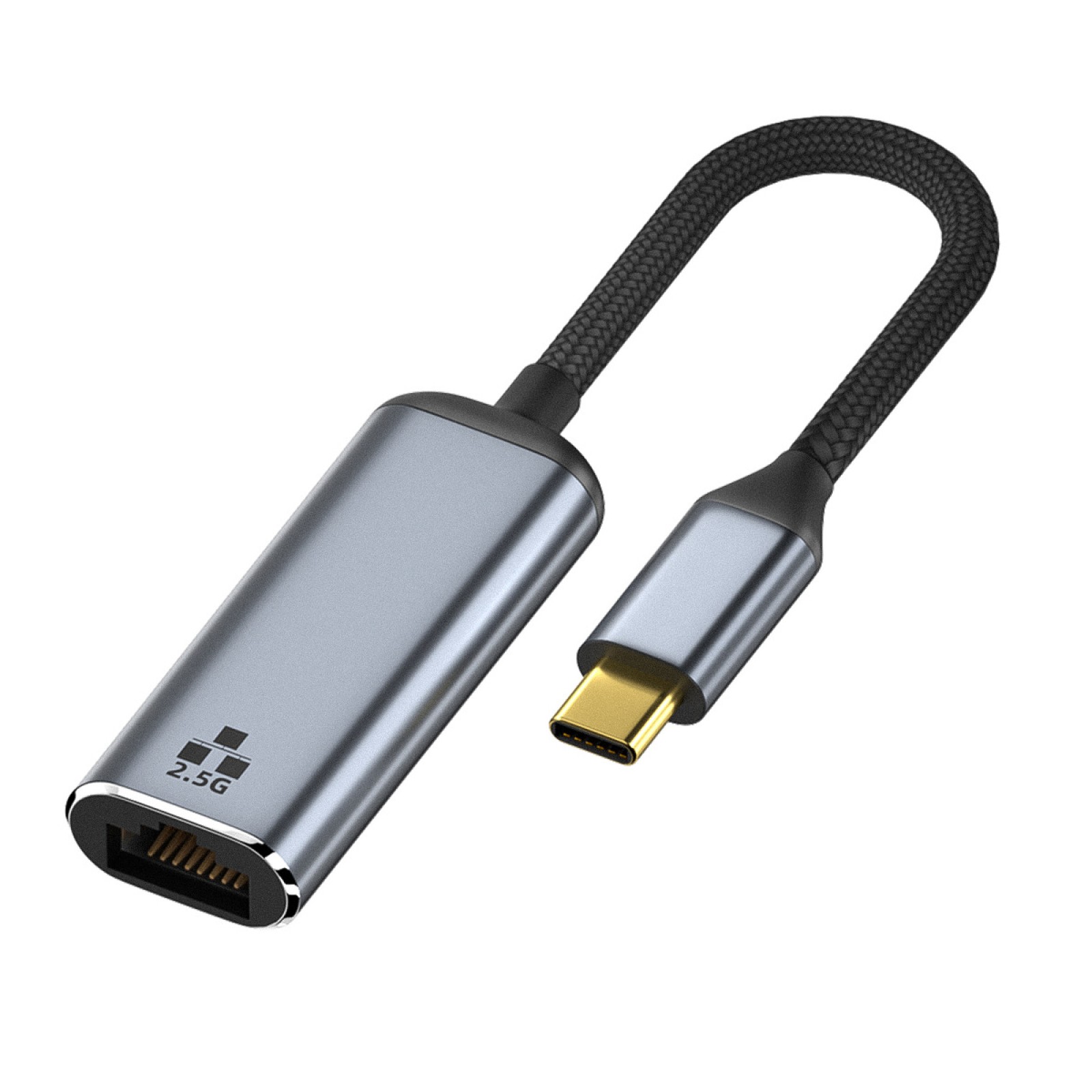2500Mbps Type C to RJ45 Ethernet Adapter 10/100/1000M 2.5Gb USB Gigabit B