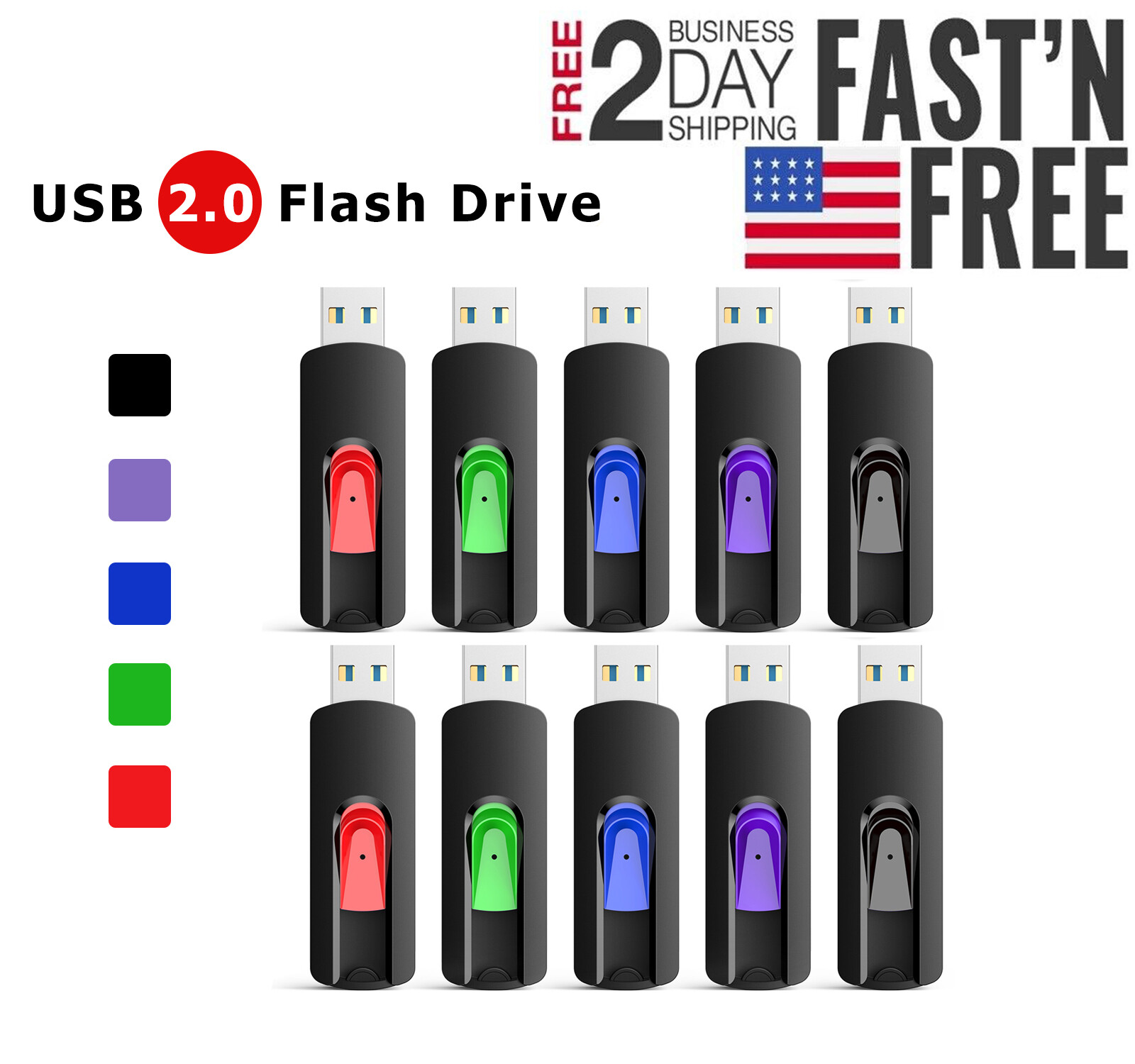 USB 2.0 Flash Drive Pen Drive Memory Stick Thumb Drives 4G 8G 32G 64G 128GB LOT