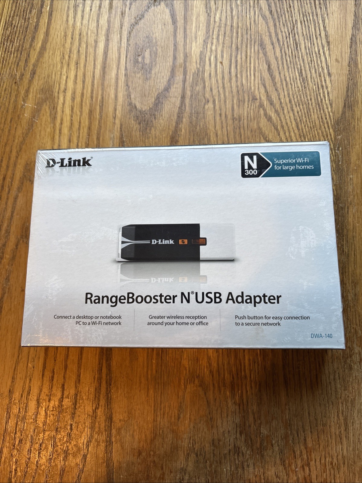 D-Link RangeBooster N USB Adapter DWA-140.  Brand New