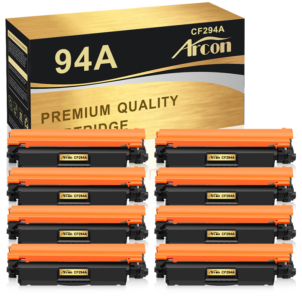 8PK Black CF294A 94A Toner Catridges For HP Laserjet Pro M118 M118dw MFP M148