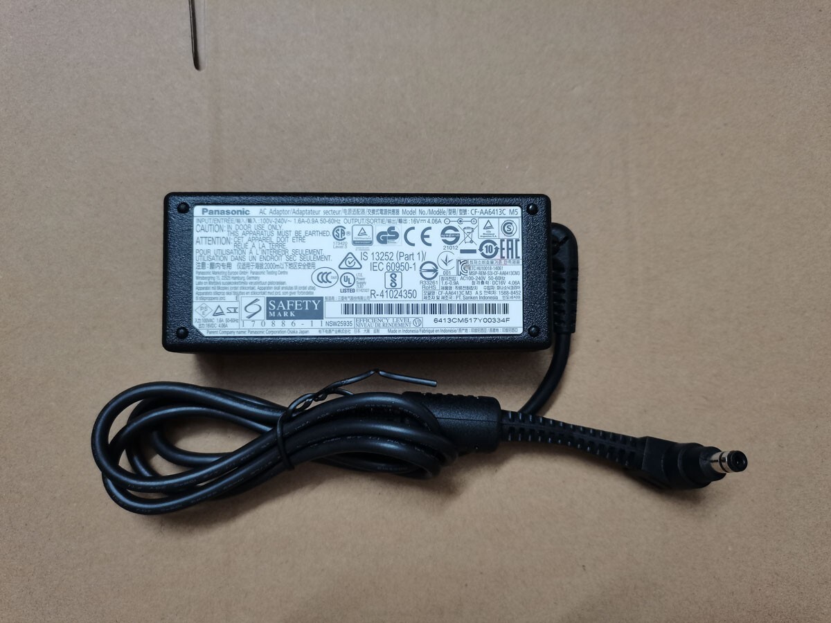 16V4.06A CF-AA6413C M5 For Panasonic Toughbook CF-MX4 65W AC Adapter 100%Genuine