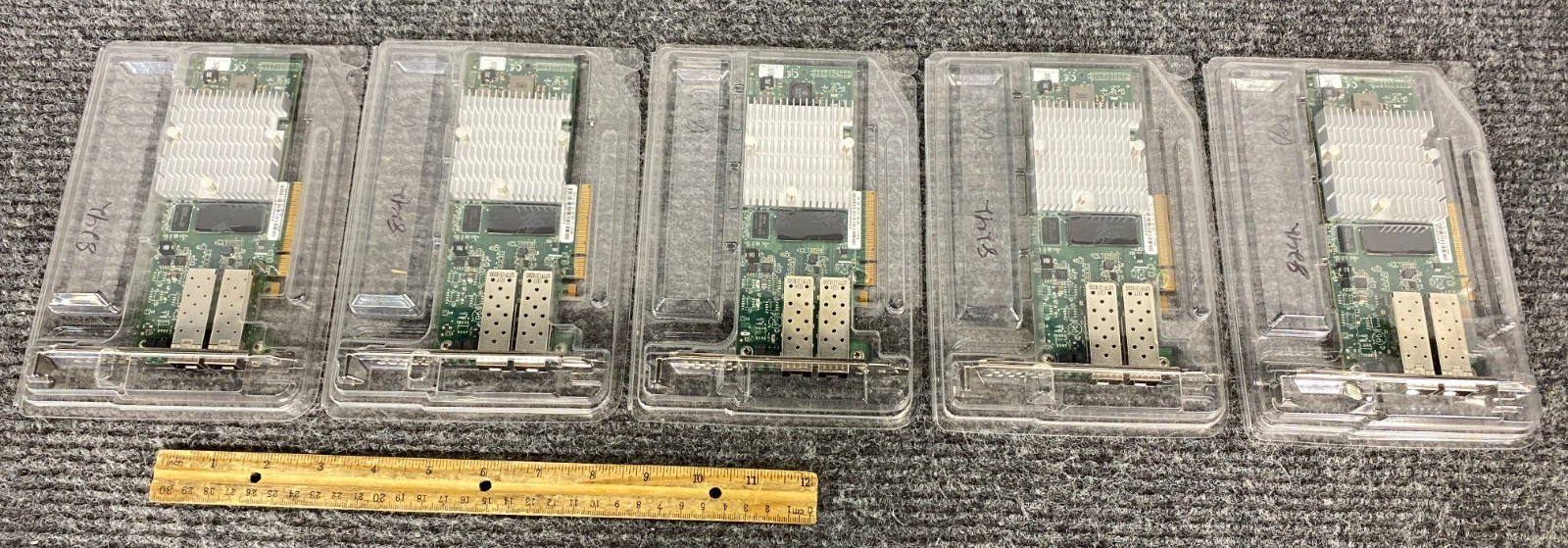 Lot of 5 Qlogic QLE8242-SR Network Adapters NE3210406-08-F (Open Box)