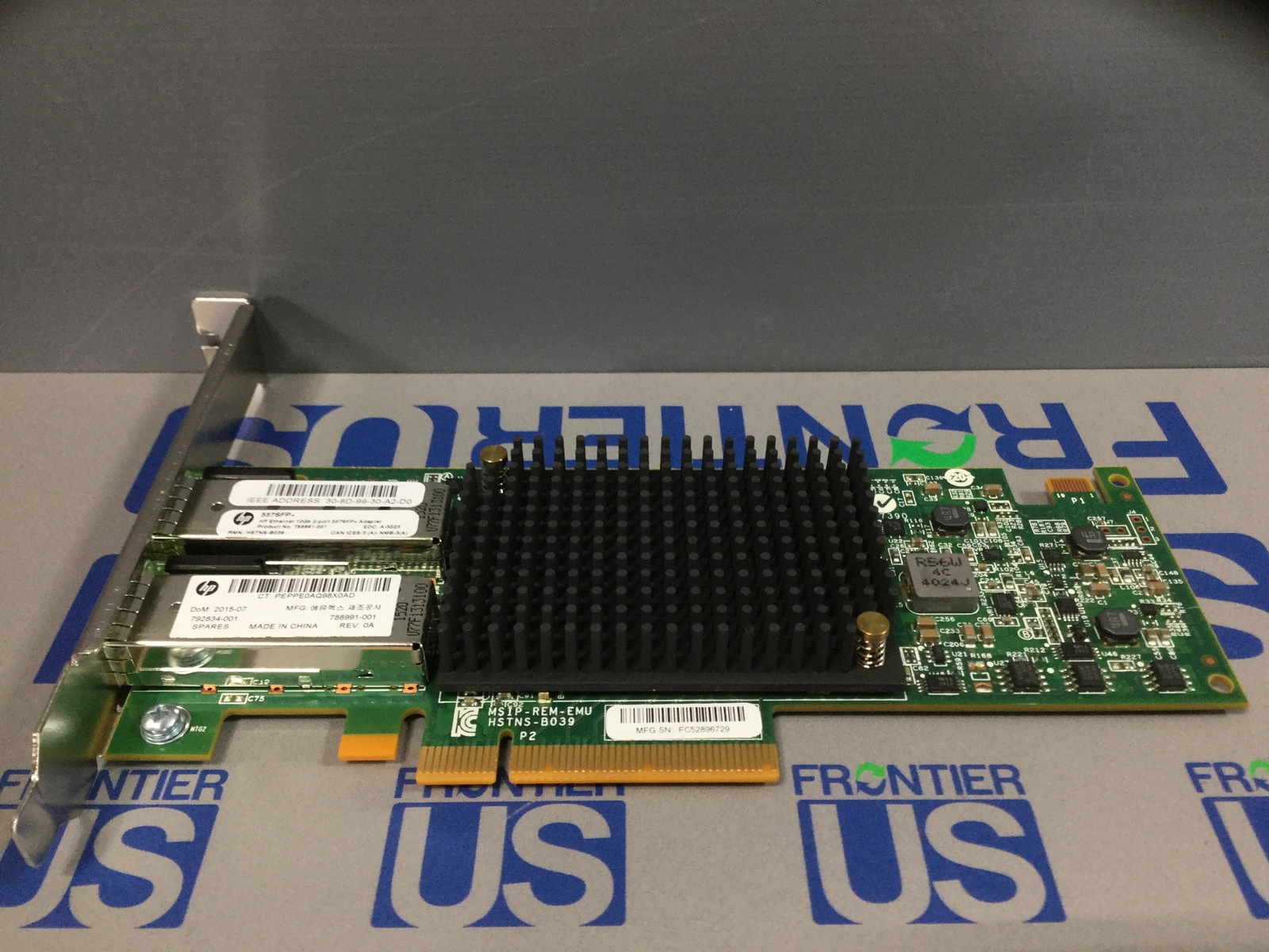 HPE 792834-001 10GB 2-Port 557SFP+ Ethernet Adapter