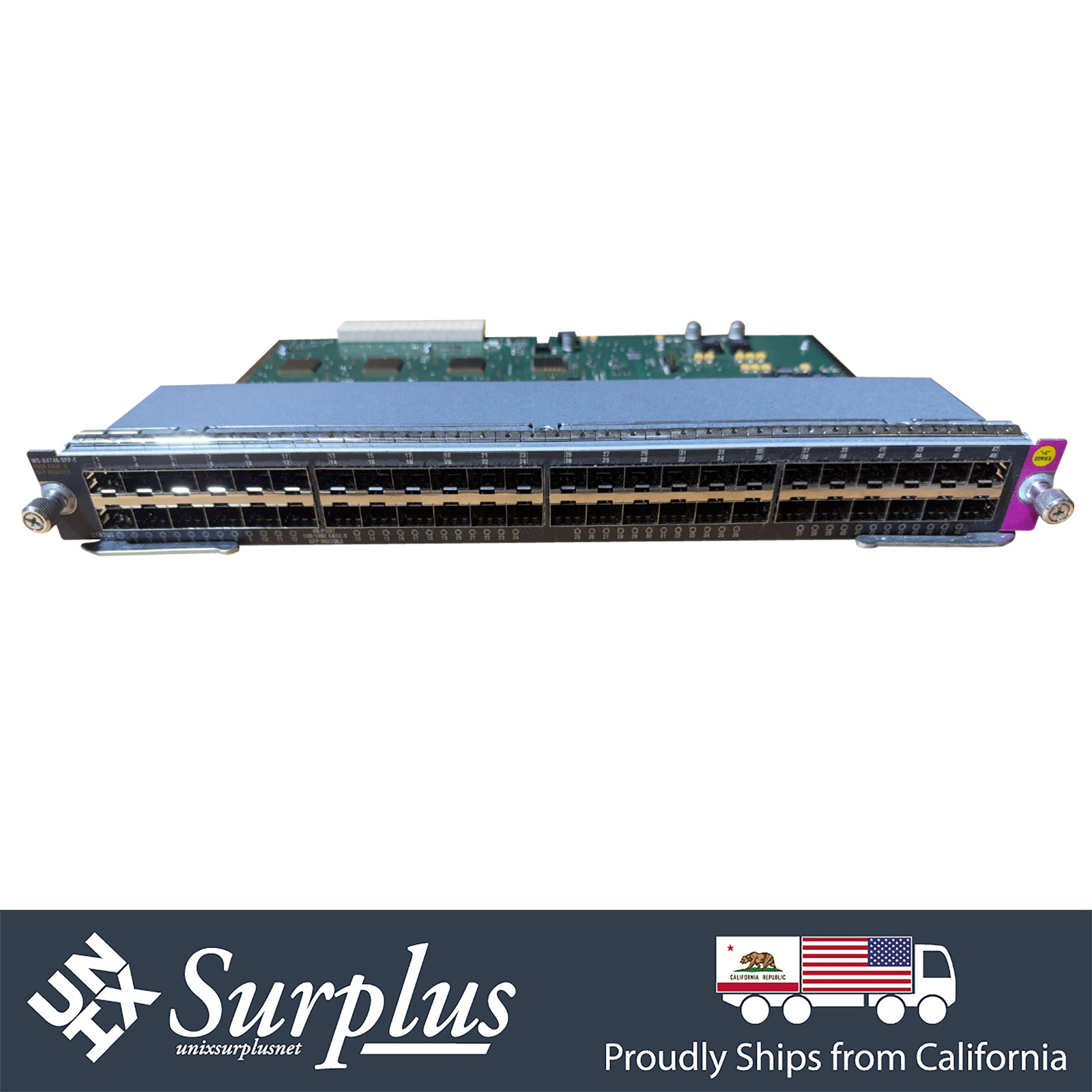 Cisco Catalyst 4500E Series 48 Port 1GbE SFP Up to 48Gbps Switching Line Card