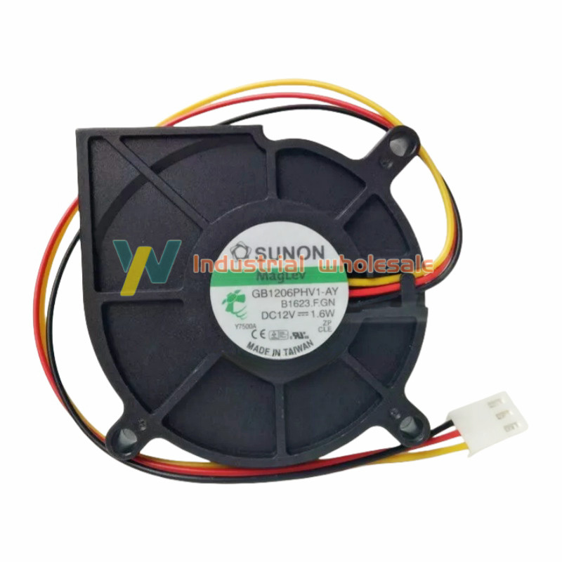 1pc brand new Sunon GB1206PHV1-AY 6015 DC12V 1.6W 6cm turbine fan GB1206PHV1AY