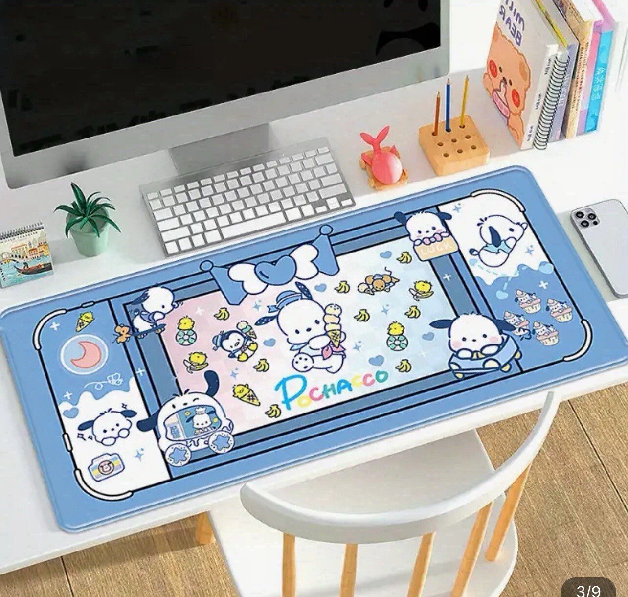 Pochacco Mouse Pad Sanrio Computer Pad Office Accessories School Supplies