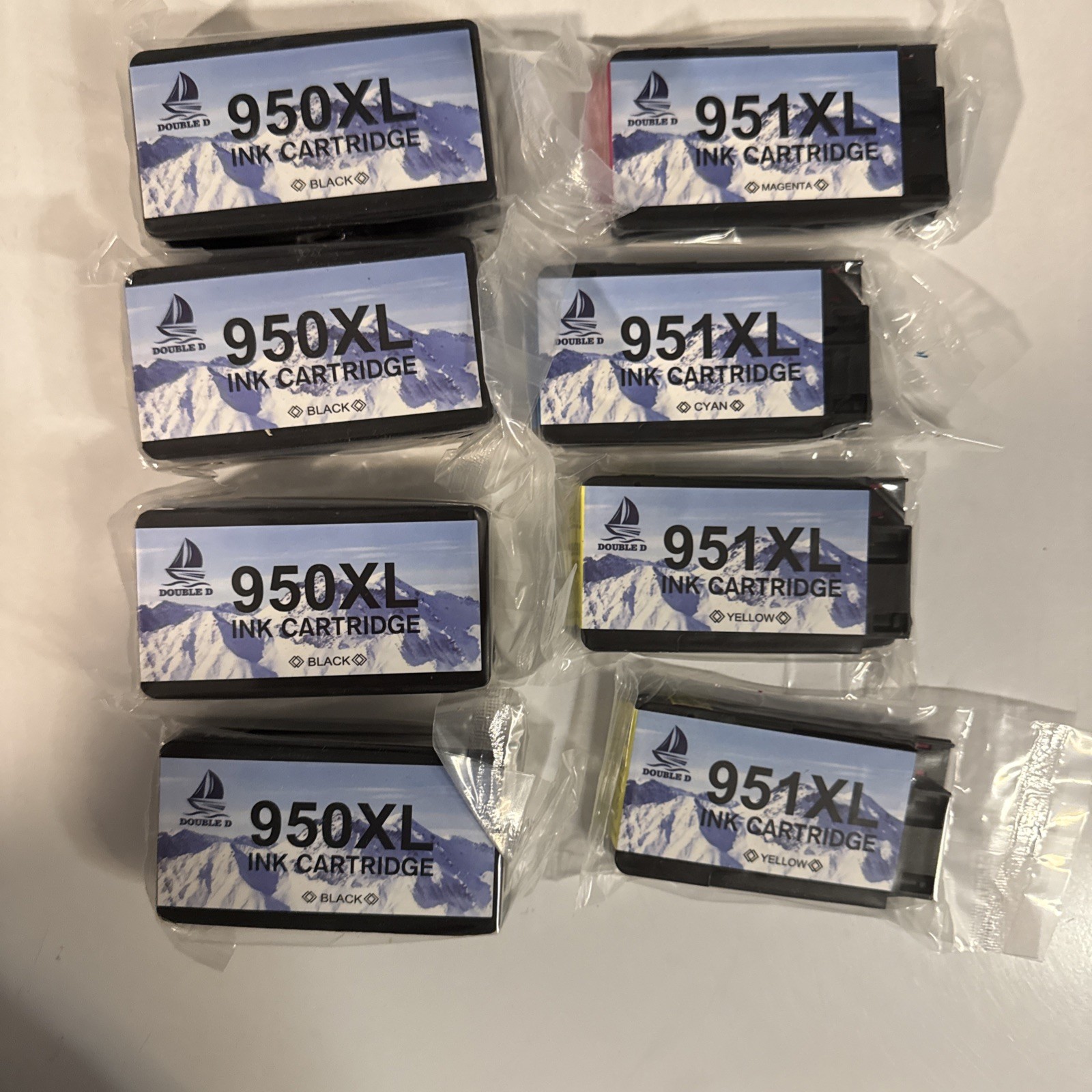 8pk 950XL 951XL Ink Cartridges for HP Officejet 4 Black 2 Yellow 1 Cyan 1 Mgnta