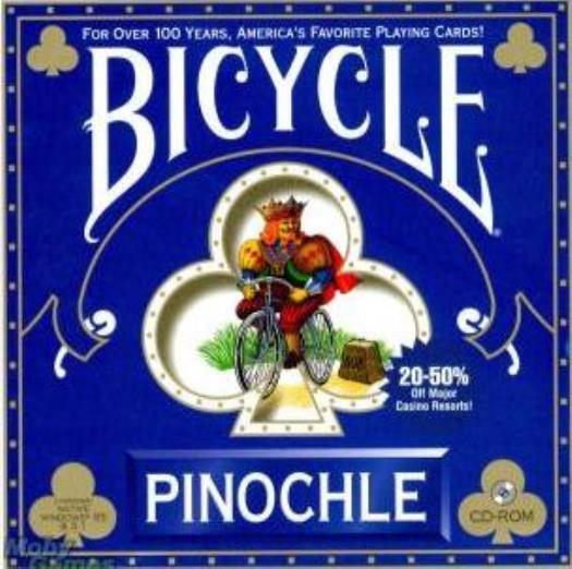 Bicycle Pinochle PC CD score bid bidding auction trick taking strategy card game