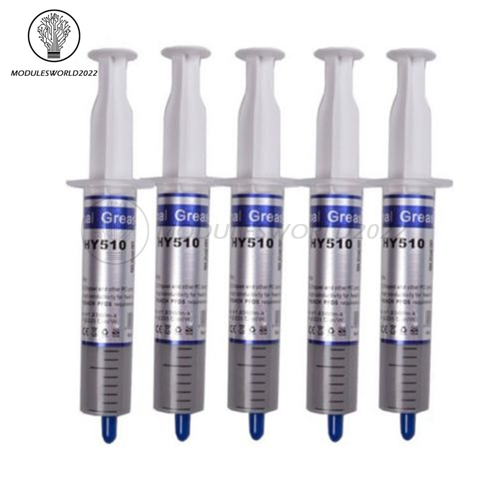 10PCS HY510 30g Grey Thermal Conductive Grease Paste For GPU CPU Chipset Cooling