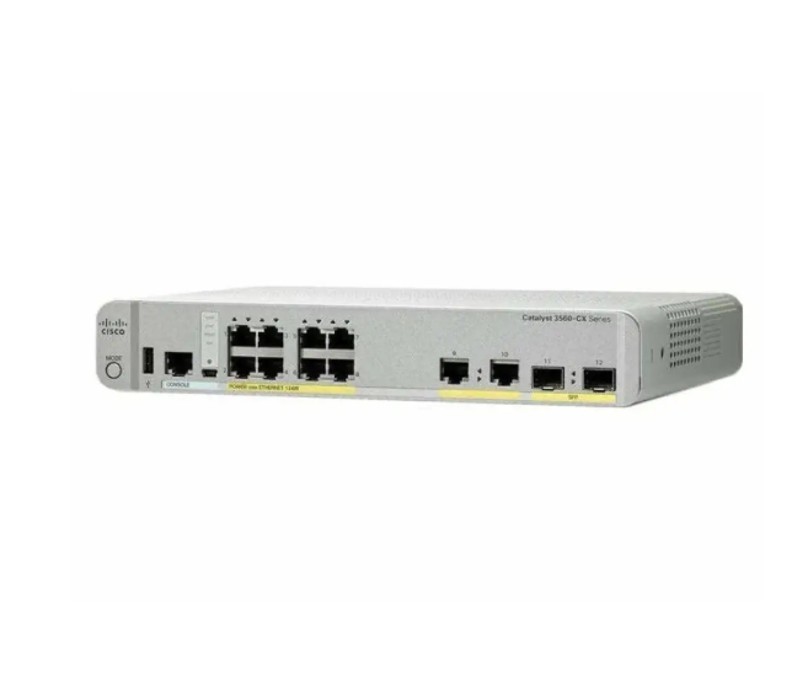 Cisco Catalyst 3560-CX 8-Port PoE+ Gigabit Managed Switch WS-C3560CX-8PC-S