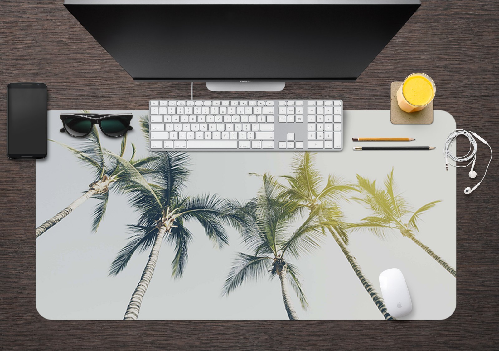 3D Palm Tree 83 Non-slip Office Desk Mouse Mat Game Carly
