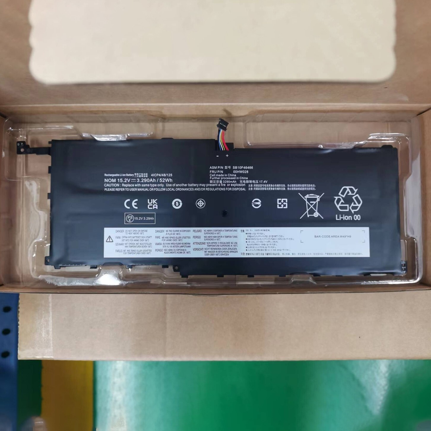 00HW028 00HW029 Laptop Battery for Lenovo ThinkPad X1 Carbon 4th Gen X1 Yoga US