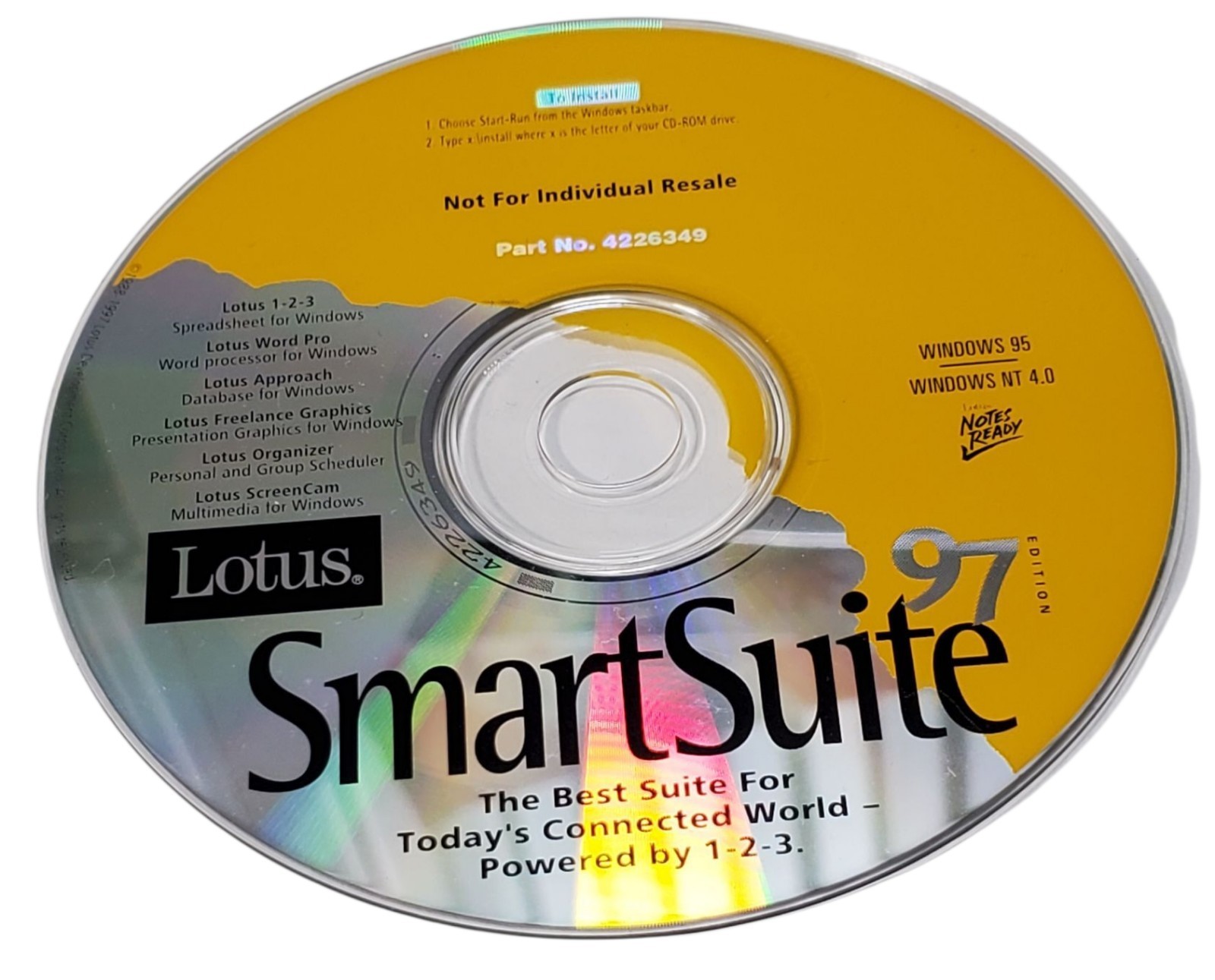 Lotus Smart Suite 97 - For Windows 95/NT - DISC ONLY - 1997
