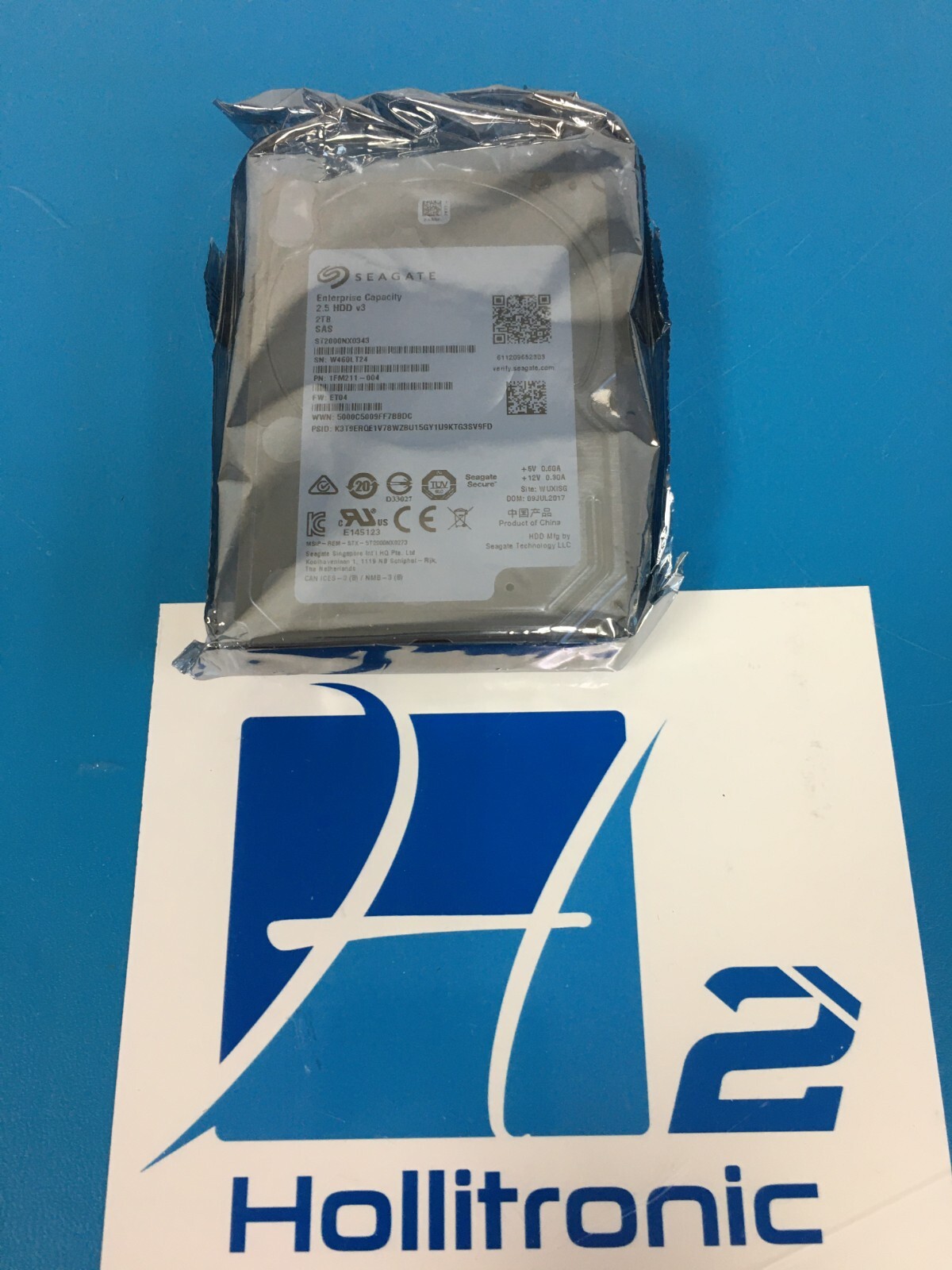 Seagate Enterprise Capacity 2.5" HDD v3 2TB SAS ST2000NX0343 Hard Drive