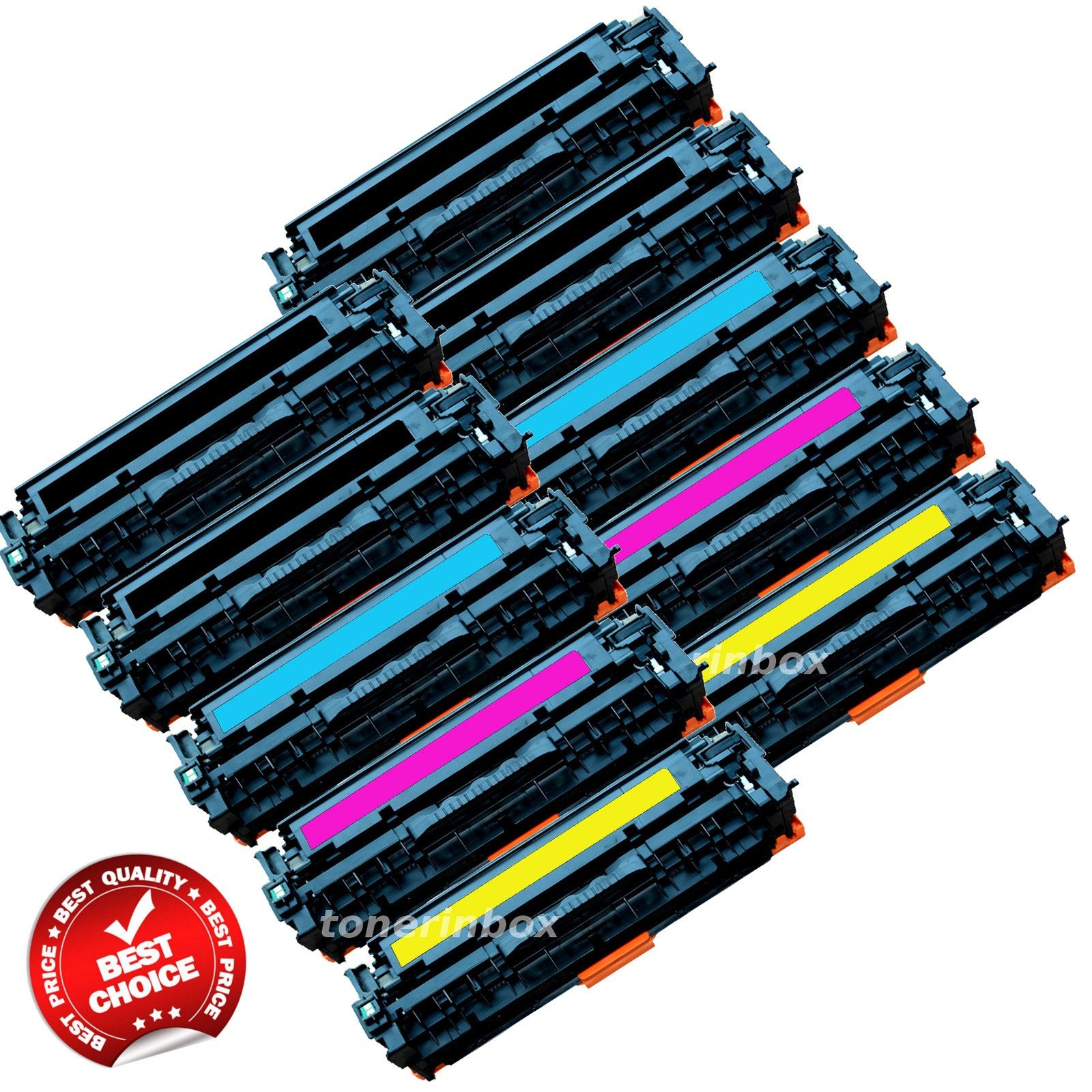 10pk Compatible CF380A CF381A CF382A Toner Set for HP LaserJet M476dn M476dw
