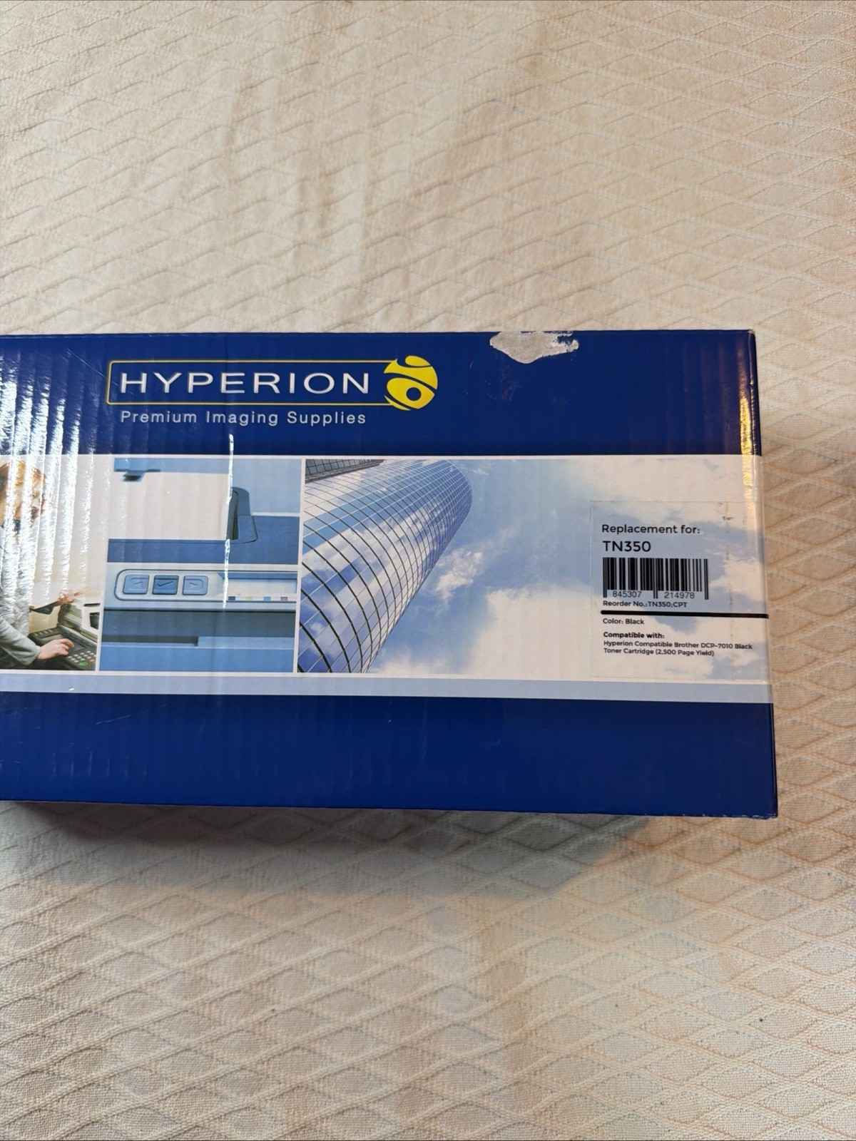 Hyperion Premium Replacement Black Toner TN350 Compatible Brother DCP-7010 2500