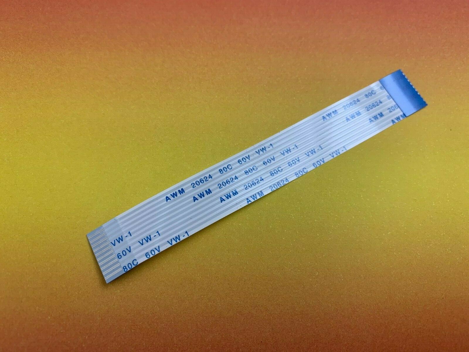 10 Pin 1.25mm Pitch Awm 20624 80c 60v Vw-1 Flex Cable 100mm Type B 10/1.25/100/B